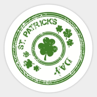 St Patrick's Day emblem Sticker